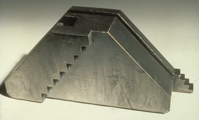 Temple 1, Nickel Plated Steel, 11 x 16 x 7 inch, 1988