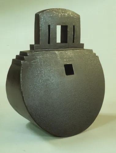 House of Tao, Bronze, 16 x 13 x 8 inch, 1991
