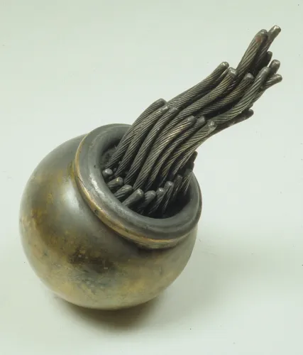 Ka Pow, Steel, 12 x 7 x 7 inch, 1997