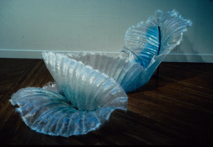 Mae, Fiberglass and Rose Cane, 30 x 108 x 42 inch, 1981