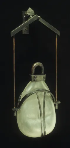 Housebound, Glass & Steel, 35 x 15 x 8 inch, 2000
