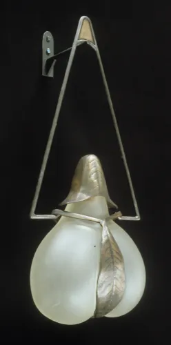 Candide, Glass, Bronze & Steel, 30 x 13 x 11 inch, 2001