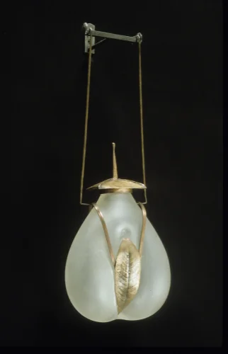 Temple, Glass, Bronze & Steel, 36 x 13 x 10 inch, 2001
