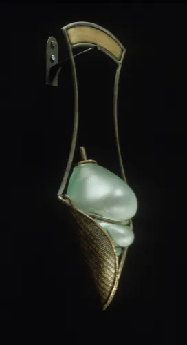 Ample, Glass, Bronze & Steel, 26 x 10 x 10 inch, 2003