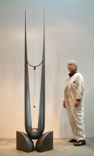 Cleft, Glass and Steel, 24 x 16 x 100 inch, 2006