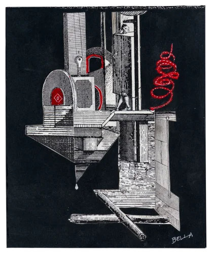 Inventors Closet, Collage, 13.25 x 11.5 x 2 inch, 2015