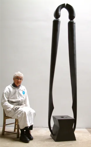 Lift, Glass and Steel, 99 x 15 x 20 inch, 2007