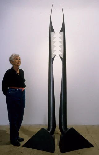 Staccato, Glass and Steel, 92 x 48 x 19 inch, 2006