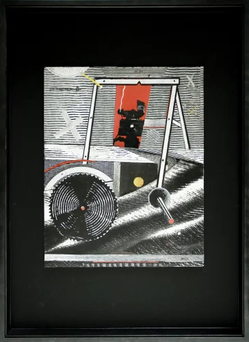 Collages 12, 33 x 24 x 3 inch, 2011